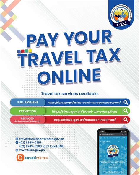 Travel Tax Exemption .
